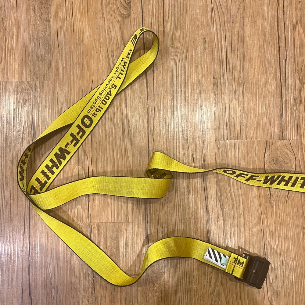 Off White Adjustable Utility Belt OS - Picture 4 of 4